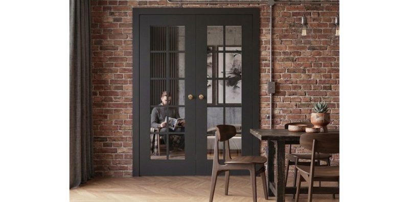 Drzwi LOGGIA duży szpros ze szprosami