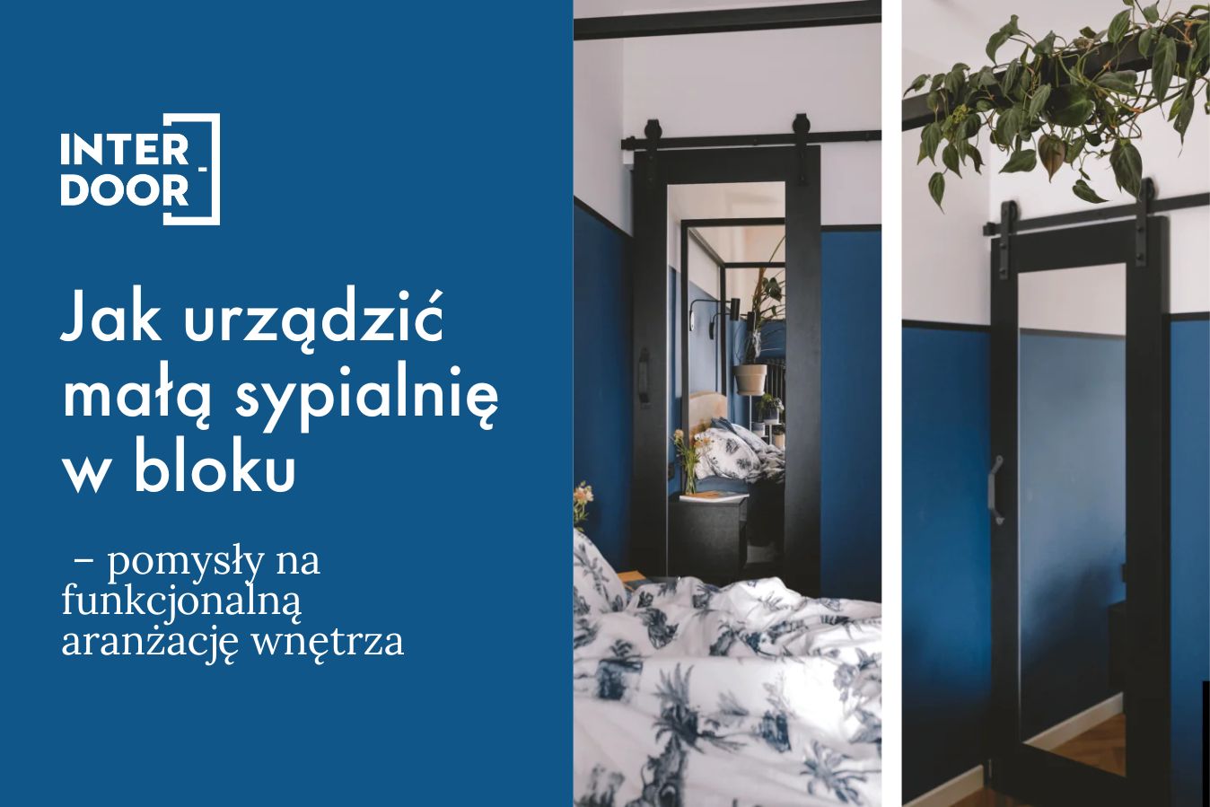 Mała sypialnia w bloku
